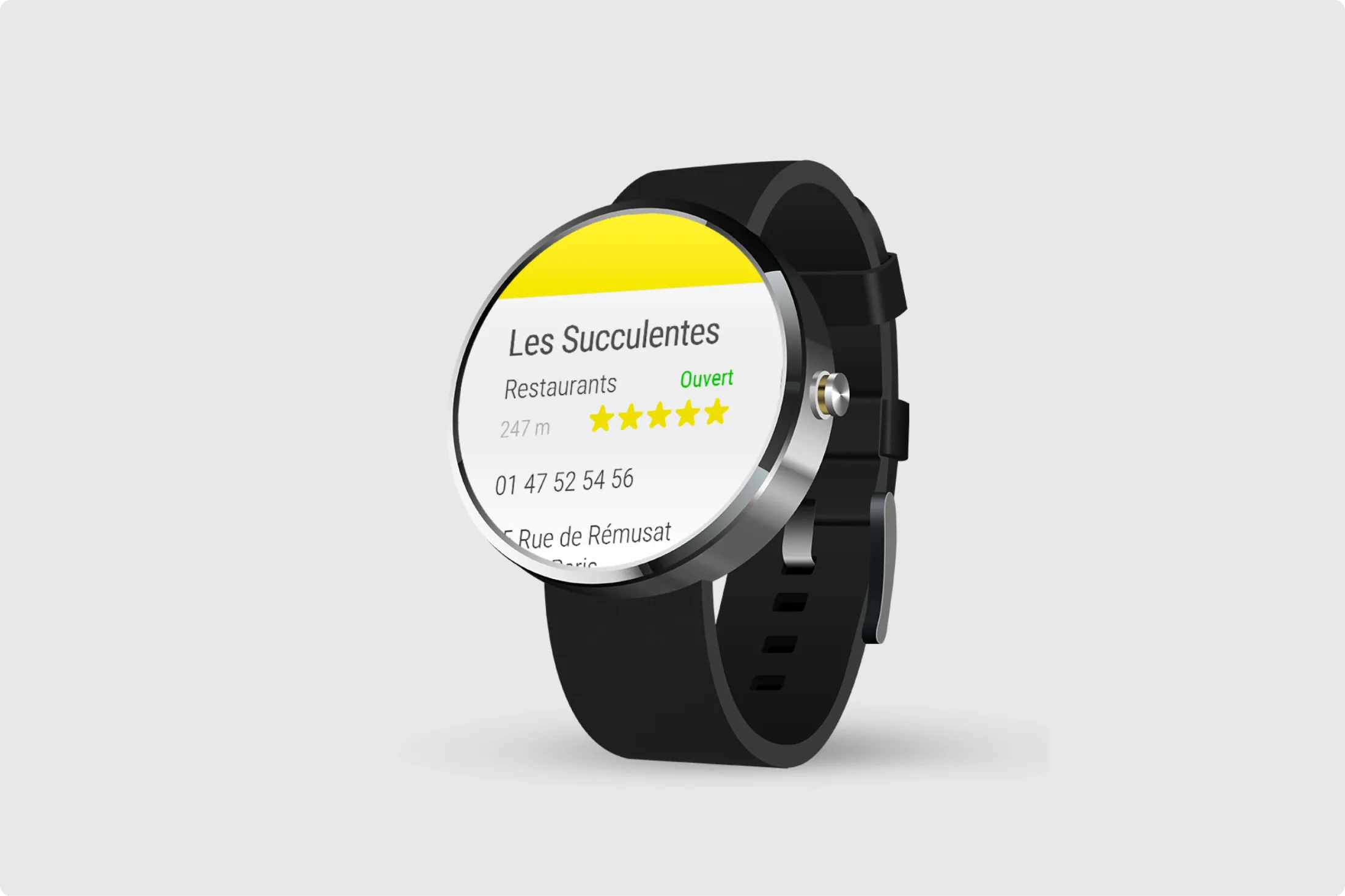 PagesJaunes Android Wear
